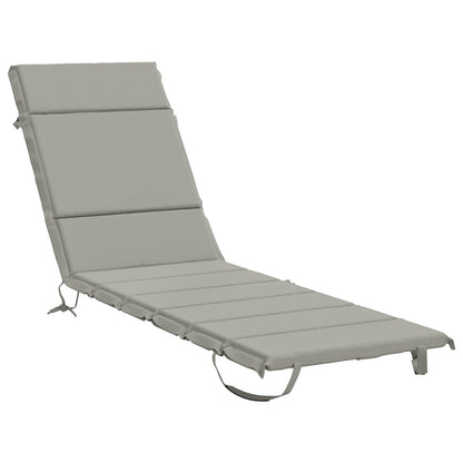 Sunlounger Cushion GEMERT Polyester 200 x 55 x 3 cm Grey