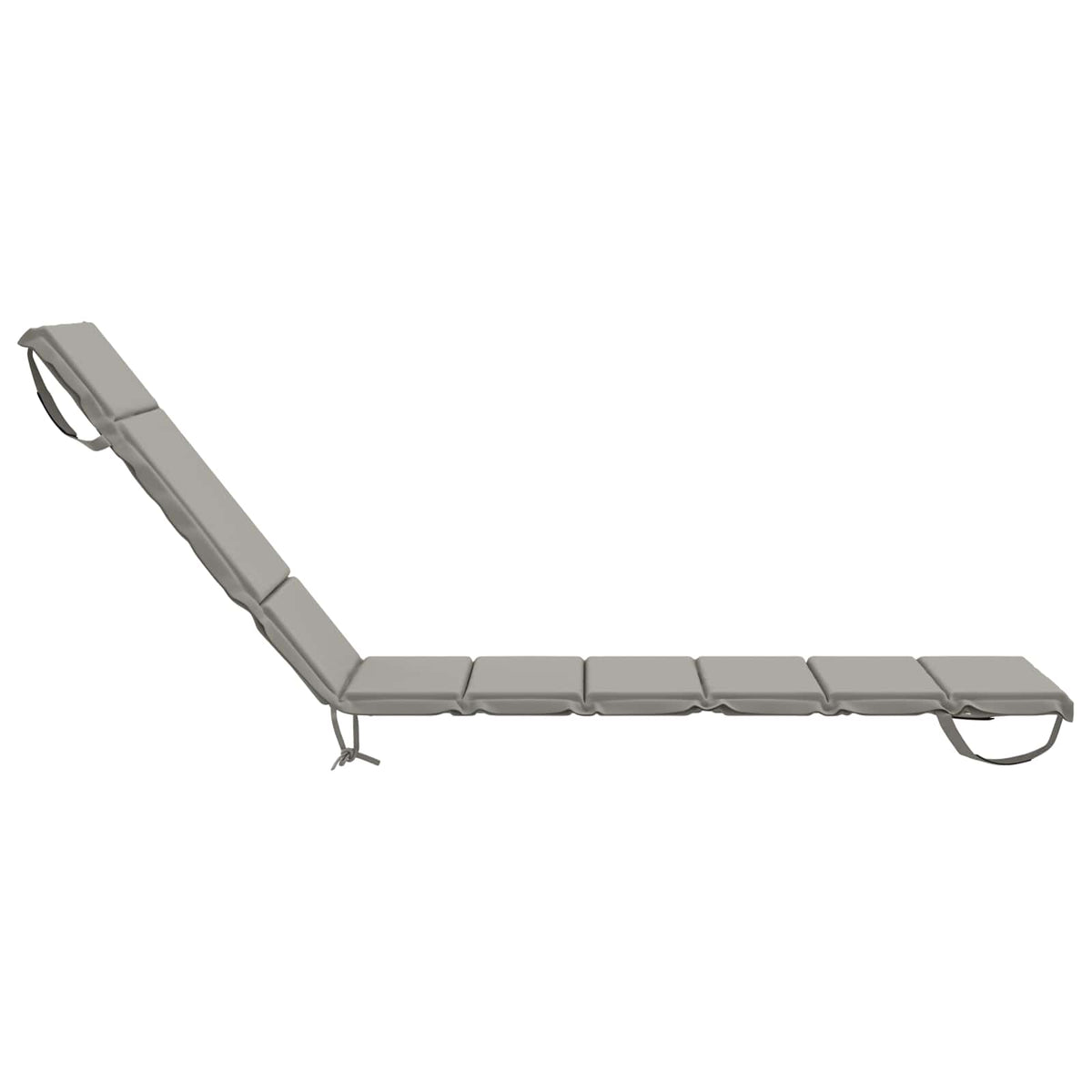 Sunlounger Cushion GEMERT Polyester 200 x 55 x 3 cm Grey