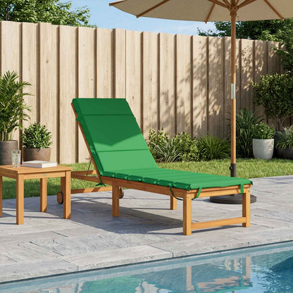 Sunlounger Cushion GEMERT Polyester 200 x 60 x 3 cm Green