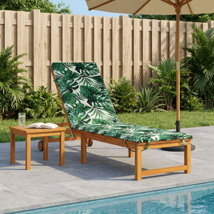 Sunlounger Cushion GEMERT Polyester 200 x 60 x 3 cm Leaf pattern