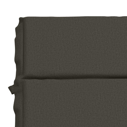 Sunlounger Cushion GEMERT 100% Polyester Melange 200 x 60 x 3 cm Anthracite