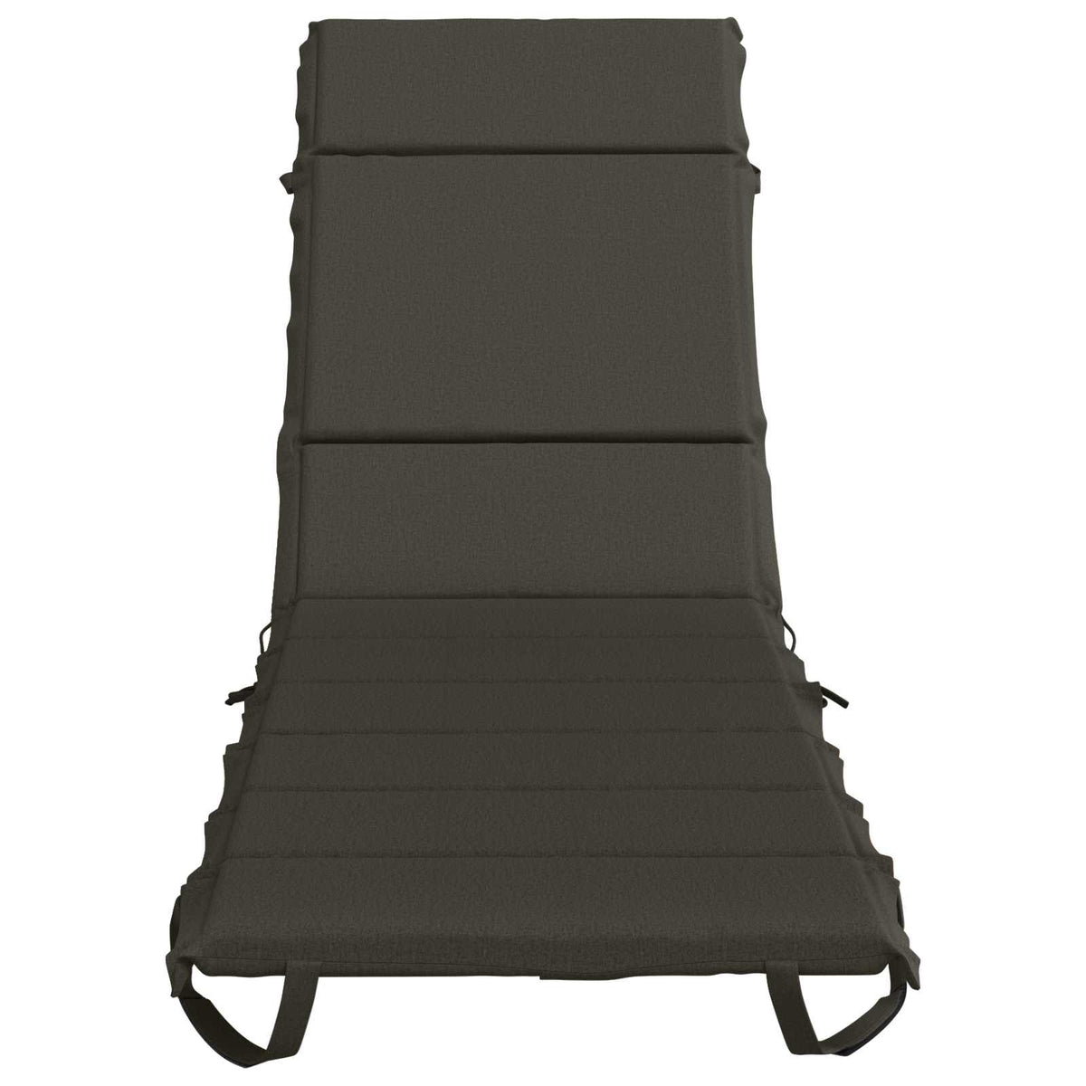 Sunlounger Cushion GEMERT 100% Polyester Melange 200 x 60 x 3 cm Anthracite