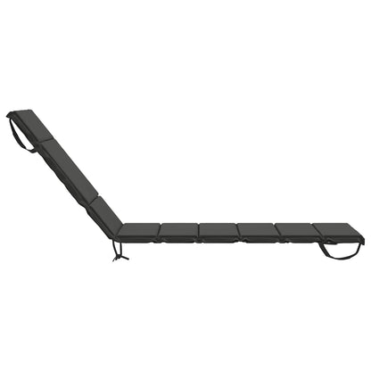 Sunlounger Cushion GEMERT Polyester 200 x 60 x 3 cm Anthracite