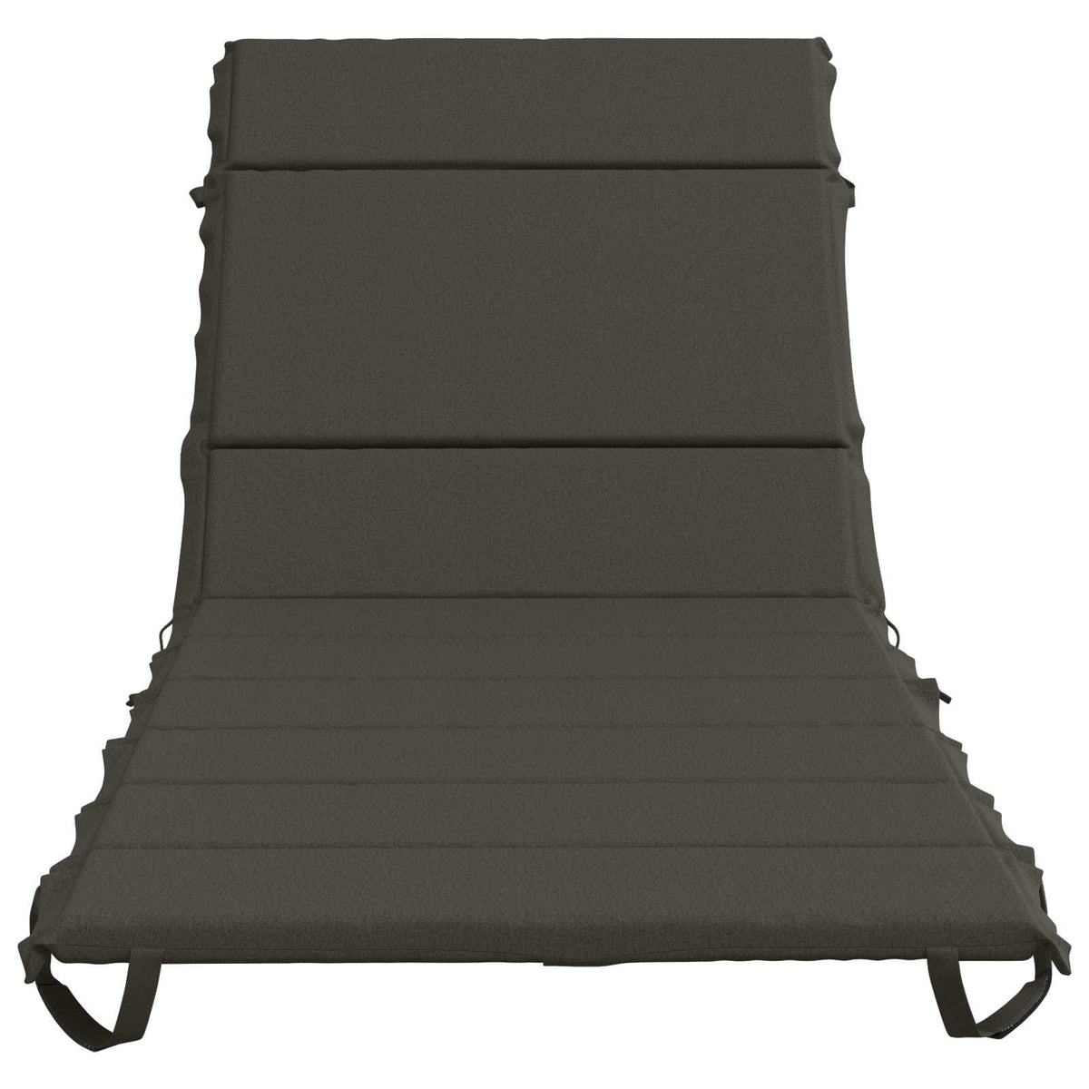 Sunlounger Cushion GEMERT 100% Polyester Melange 200 x 70 x 3 cm Anthracite