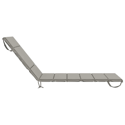 Sunlounger Cushion GEMERT Polyester 200 x 70 x 3 cm Grey