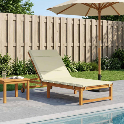 Sunlounger Cushion GEMERT Polyester 200 x 90 x 3 cm Cream