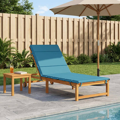 Sunlounger Cushion GEMERT Polyester 200 x 90 x 3 cm Light blue