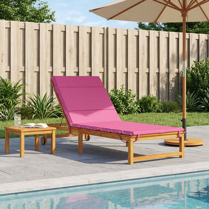 Sunlounger Cushion GEMERT Polyester 200 x 70 x 3 cm Pink