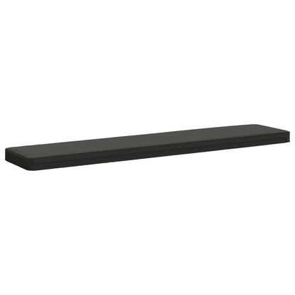 2-Piece Bench Cushions VUGHT 100% Polyester Grey 2 pcs Length 30 cm Width 150 cm Anthracite (polyester)