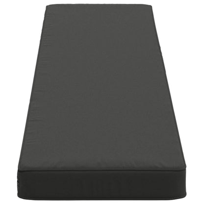 2-Piece Bench Cushions VUGHT 100% Polyester Grey 2 pcs Length 30 cm Width 150 cm Anthracite (polyester)