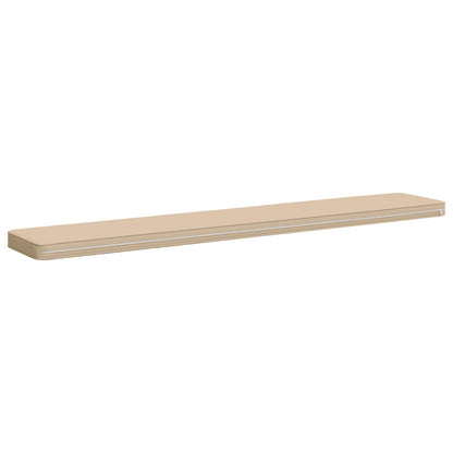 2-Piece Bench Cushions VUGHT 100% Polyester Grey 2 pcs Length 30 cm Width 170 cm Cream (melange)