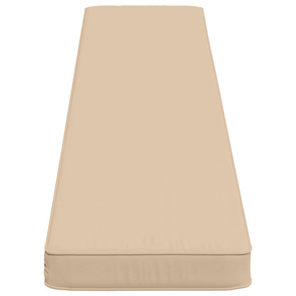 2-Piece Bench Cushions VUGHT 100% Polyester Grey 2 pcs Length 30 cm Width 170 cm Cream (melange)