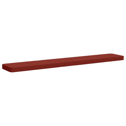 2-Piece Bench Cushions VUGHT 100% Polyester Red 2 pcs Length 30 cm Width 200 cm Red (melange)