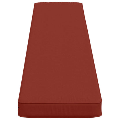 2-Piece Bench Cushions VUGHT 100% Polyester Red 2 pcs Length 30 cm Width 200 cm Red (melange)