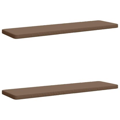 2-Piece Bench Cushions VUGHT 100% Polyester Red 2 pcs 200 x 50 cm Taupe (melange)