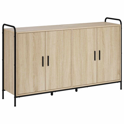 Sideboard 135 x 33 x 81 cm Engineered Wood Sonoma oak