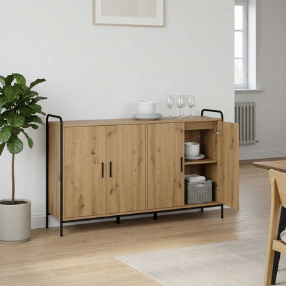 Sideboard 135 x 33 x 81 cm Engineered Wood Artisan oak
