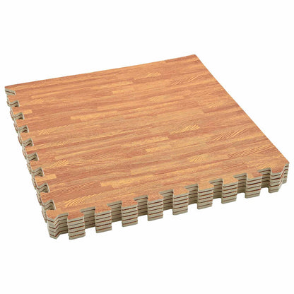Floor Mats 50 pcs 18 m² EVA Foam Wood 18 m² (1 cm)