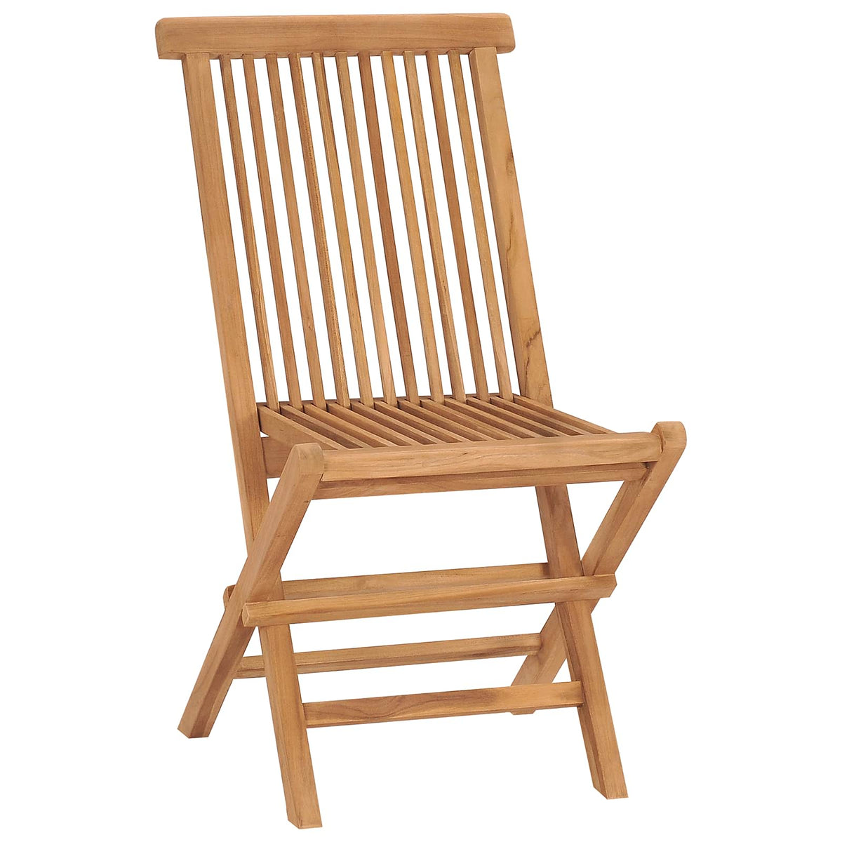 vidaXL Garden Bistro Set 3 pcs Natural Solid Teak Wood 4