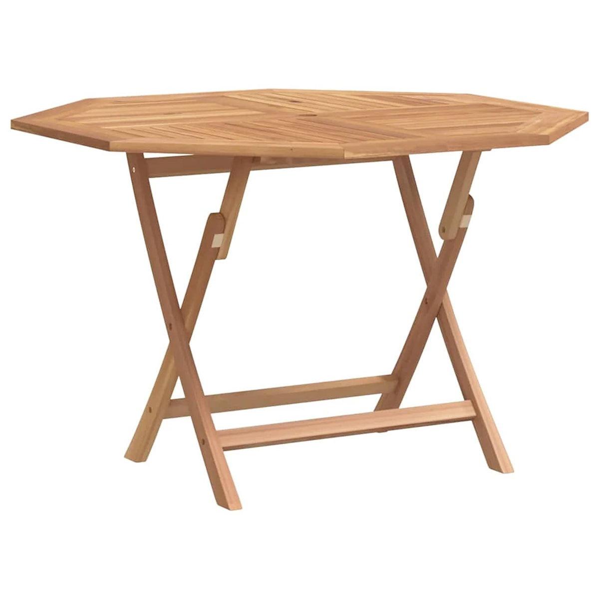 vidaXL Garden Bistro Set 3 pcs Natural Solid Teak Wood 5