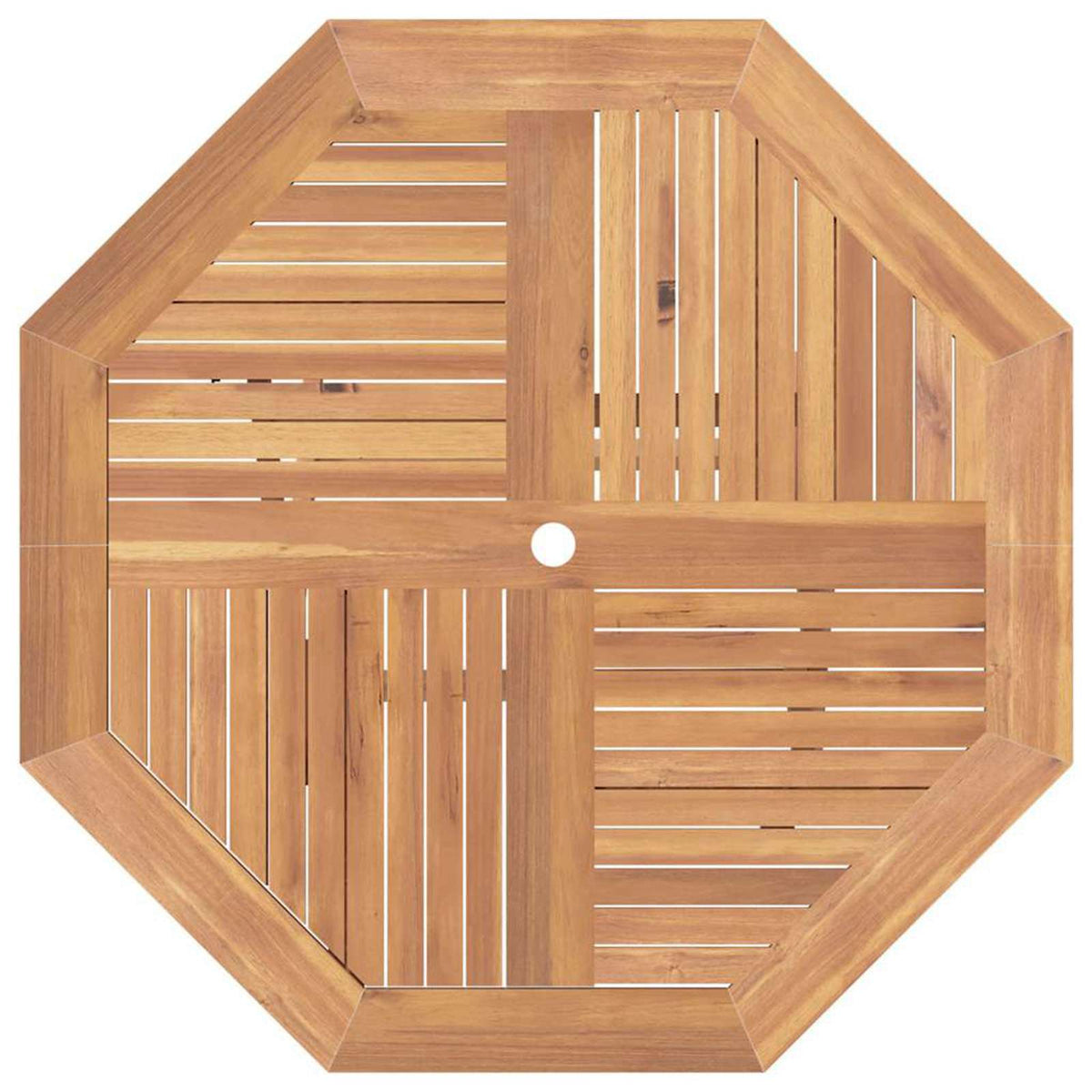vidaXL Garden Bistro Set 3 pcs Natural Solid Teak Wood 6