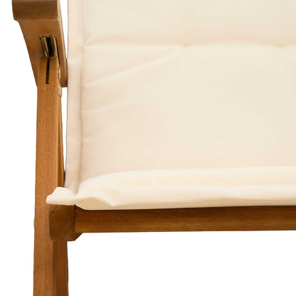 vidaXL Reclining Garden Chairs 4 pcs Natural Solid Acacia Wood 5