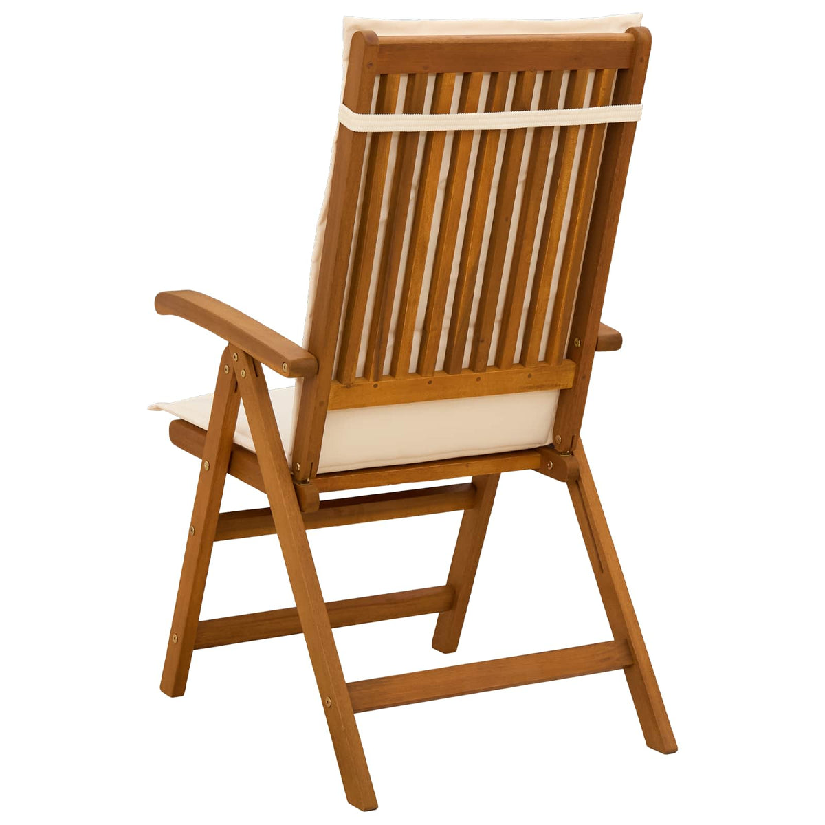 vidaXL Reclining Garden Chairs 4 pcs Natural Solid Acacia Wood 3