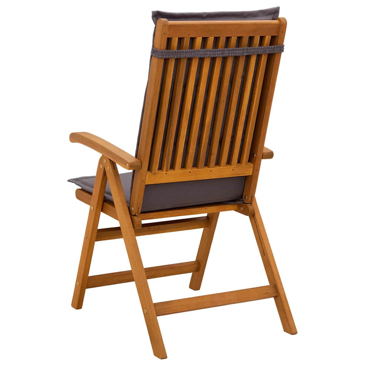 vidaXL Reclining Garden Chairs 4 pcs Natural Solid Acacia Wood 3