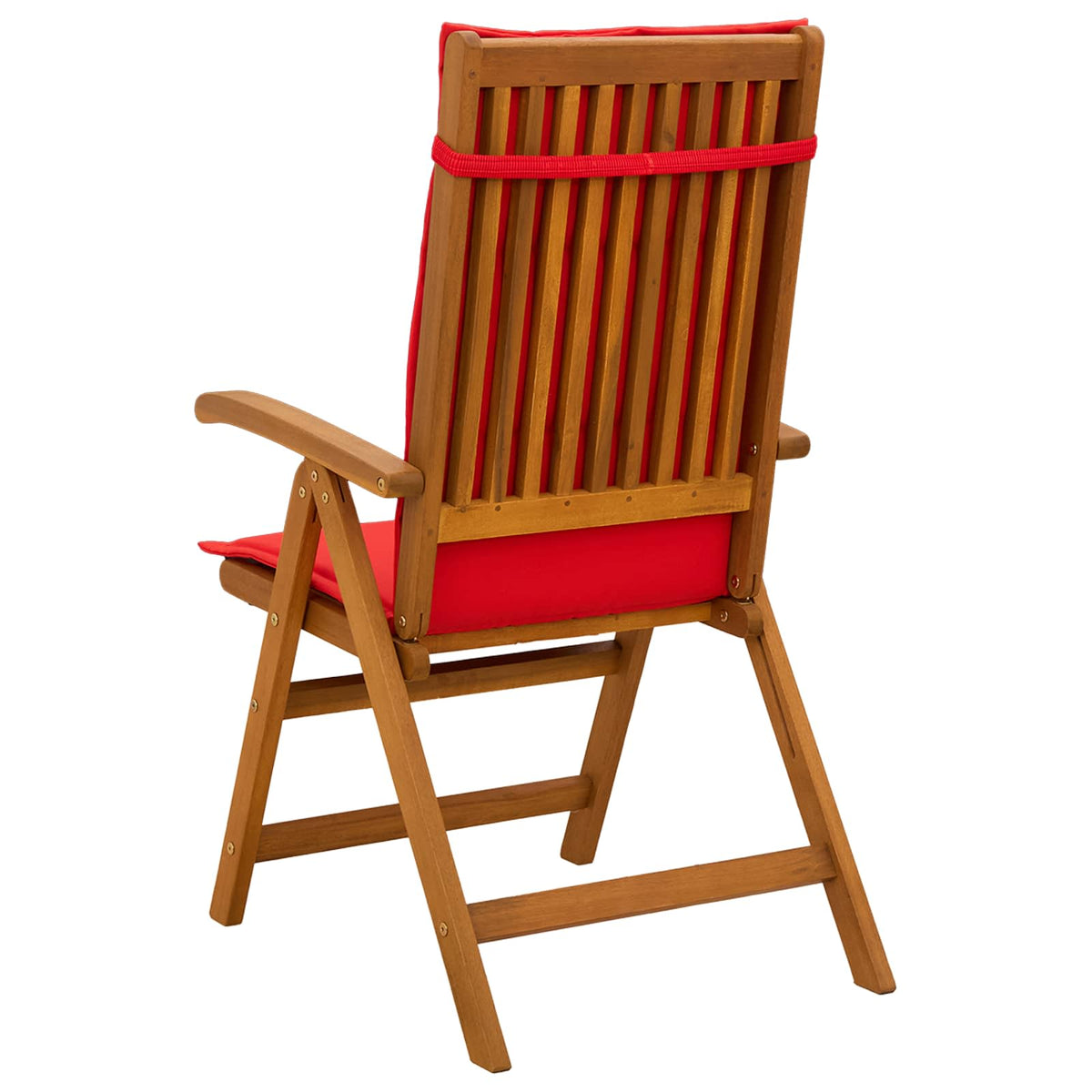 vidaXL Reclining Garden Chairs 4 pcs Natural Solid Acacia Wood 3