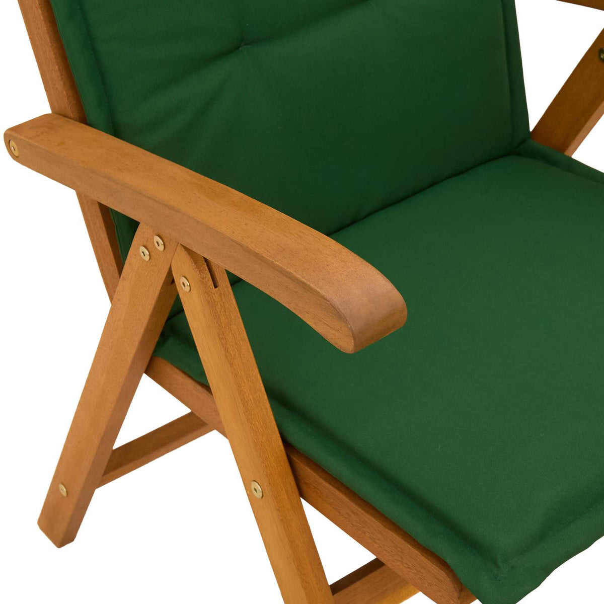 vidaXL Reclining Garden Chairs 4 pcs Natural Solid Acacia Wood 4