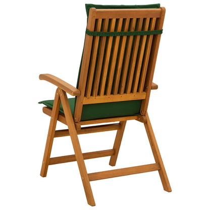 vidaXL Reclining Garden Chairs 4 pcs Natural Solid Acacia Wood 3