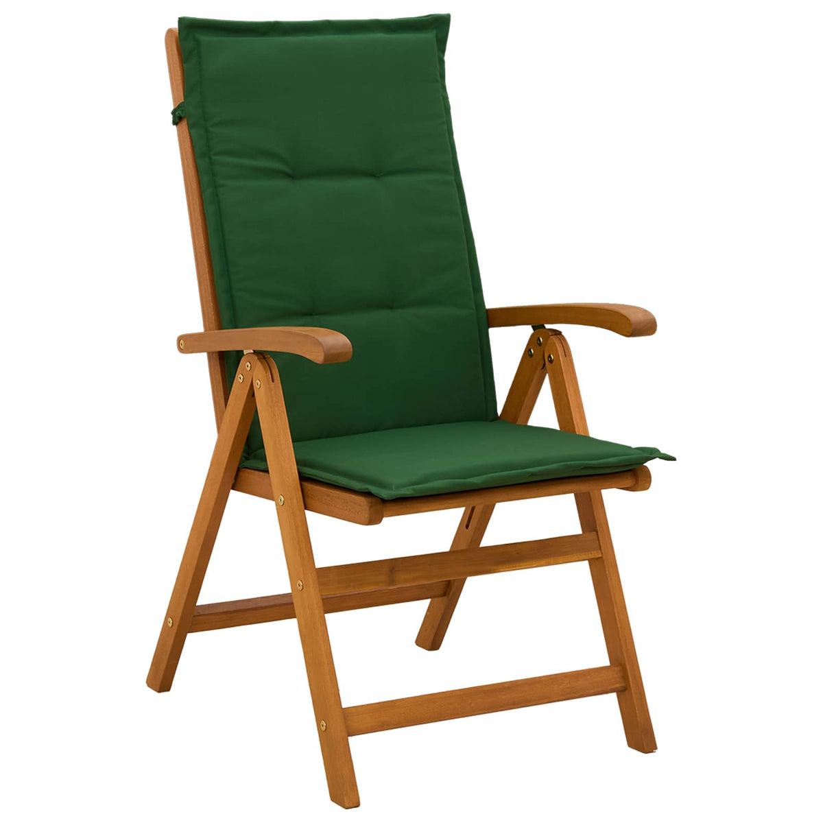 vidaXL 3-Piece Garden Dining Set 2-Seaters Green Solid Acacia Wood 4