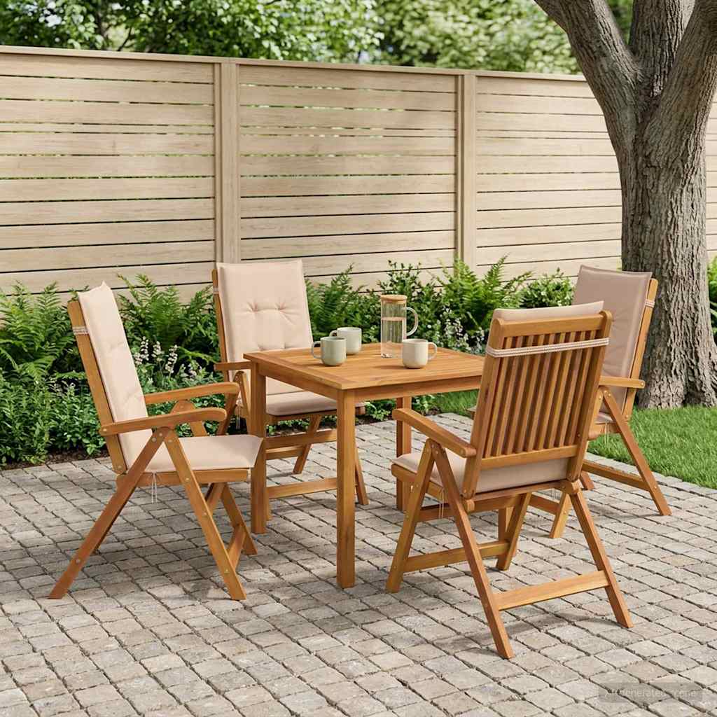 vidaXL 3-Piece Garden Dining Set 2-Seaters Solid Acacia Wood