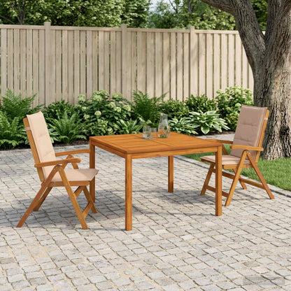 vidaXL Garden Dining Set Natural Solid Acacia Wood 1