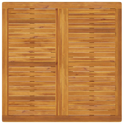 vidaXL Garden Dining Set Natural Solid Acacia Wood 6