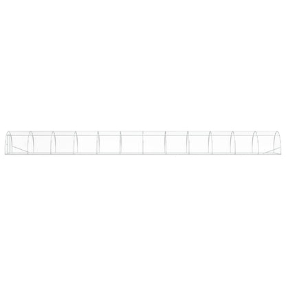 vidaXL Chicken Coop Silver 1200 x 150 x 100 cm Galvanised Steel 5