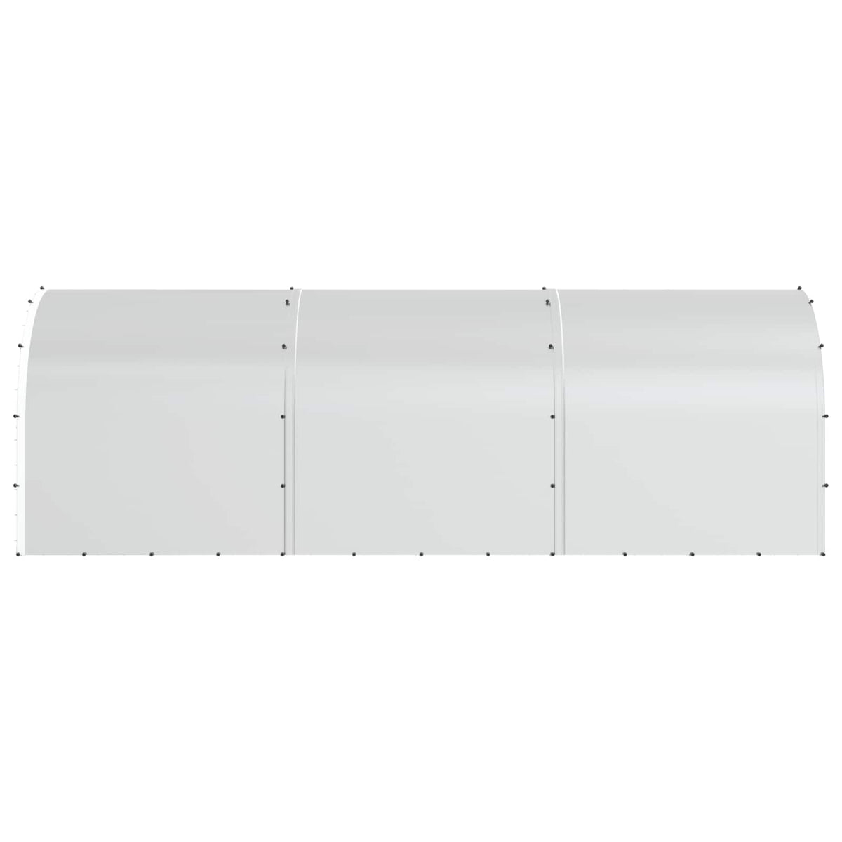 vidaXL Chicken Coop Silver 600 x 200 x 200 cm Galvanised Steel 5