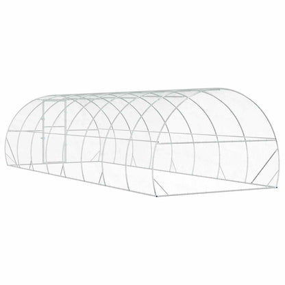 vidaXL Chicken Coop Silver 800 x 300 x 200 cm Galvanised Steel 6