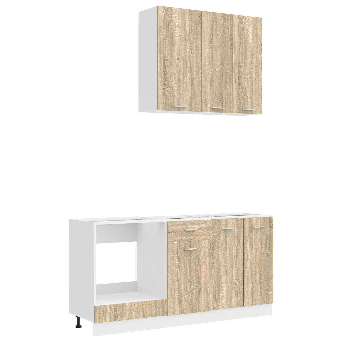 vidaXL Kitchen Unit LYON 5 pcs Sonoma Oak Engineered Wood 2
