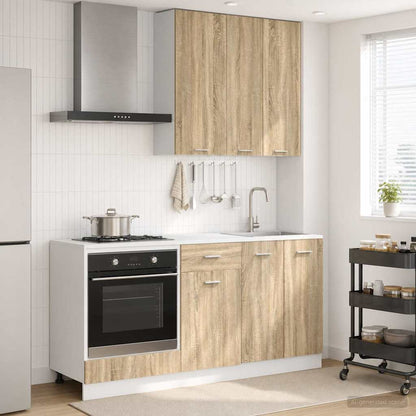 vidaXL Kitchen Unit LYON 5 pcs Sonoma Oak Engineered Wood 1