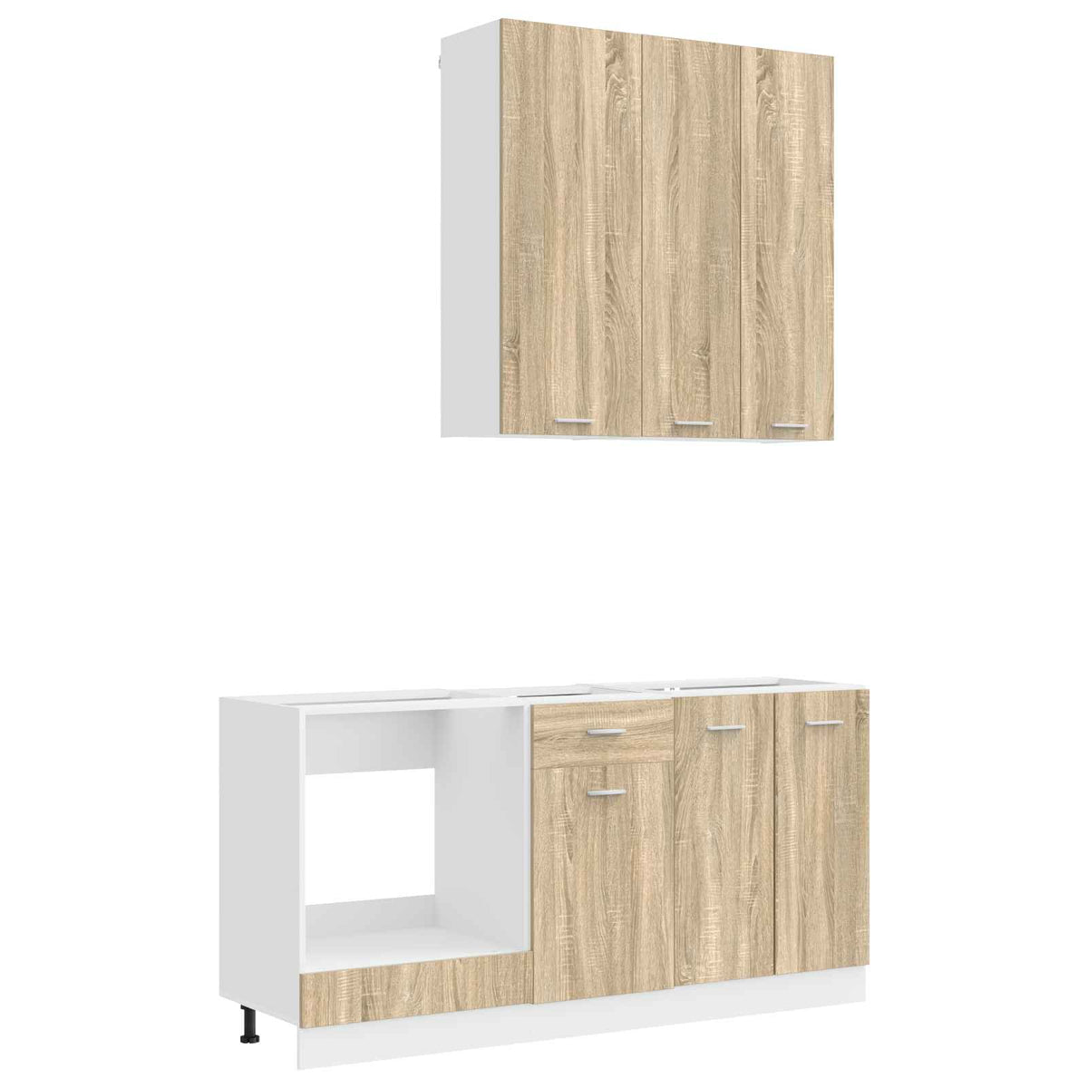 vidaXL Kitchen Unit LYON 5 pcs Sonoma Oak Engineered Wood 2