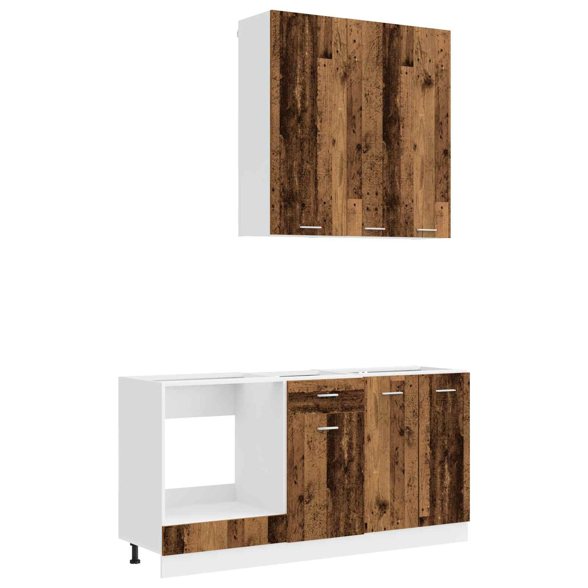 vidaXL Kitchen Unit LYON 5 pcs Old Wood Engineered Wood 2