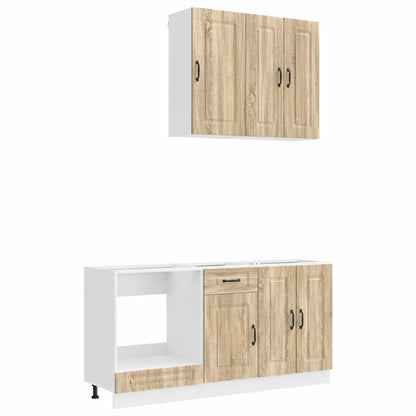 vidaXL Kitchen Unit KALMAR 5 pcs Sonoma Oak Engineered Wood 2