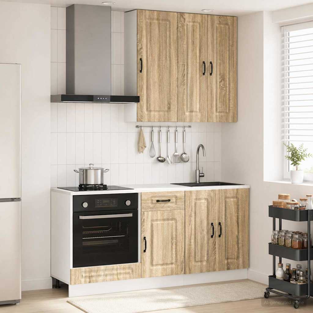 vidaXL Kitchen Unit KALMAR 5 pcs Engineered Wood
