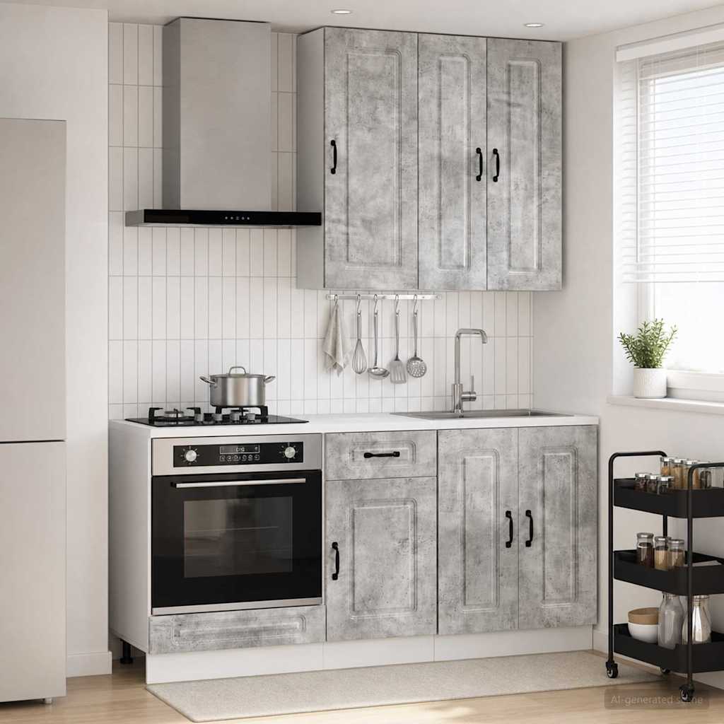 vidaXL Kitchen Unit KALMAR 5 pcs Engineered Wood