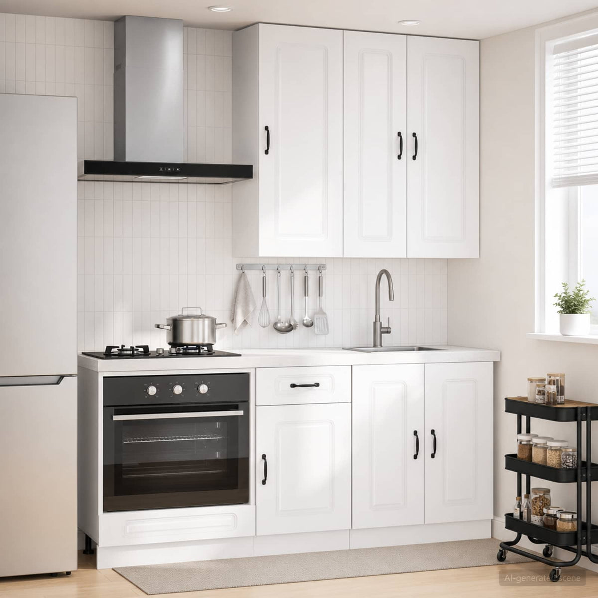 vidaXL Kitchen Unit KALMAR 5 pcs Engineered Wood