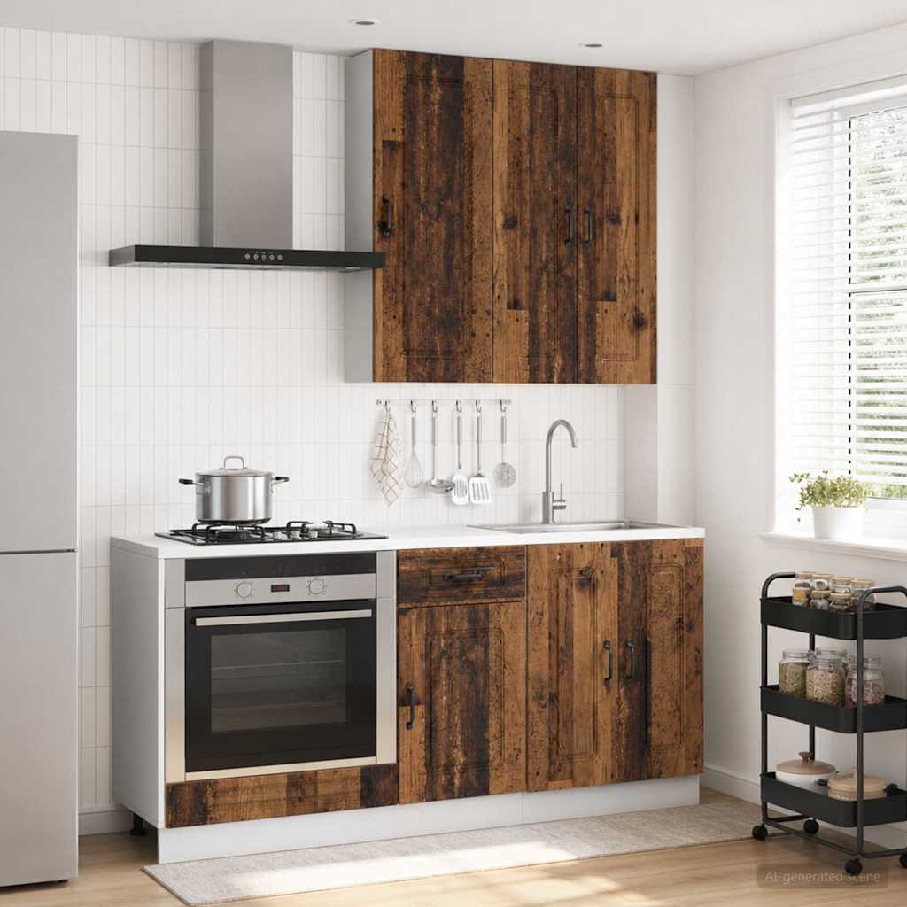 vidaXL Kitchen Unit KALMAR 5 pcs Engineered Wood