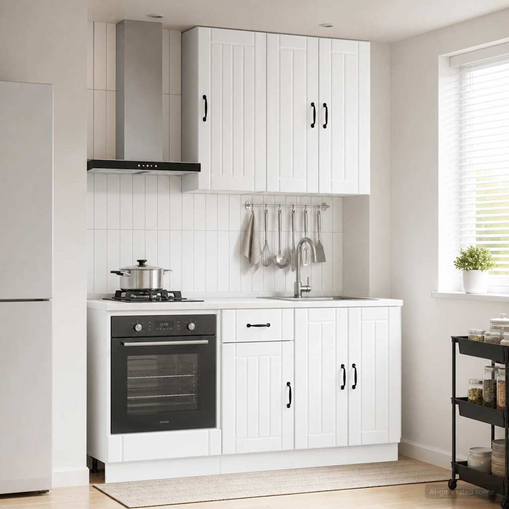 vidaXL Kitchen Unit LUCCA 5 pcs Engineered Wood