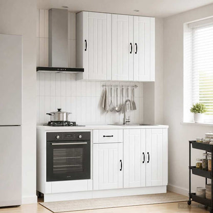 vidaXL Kitchen Unit LUCCA 5 pcs Engineered Wood