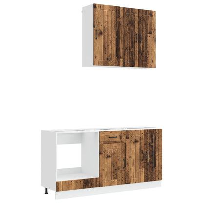 Kitchen Unit LUCCA 5 pcs Engineered Wood Old wood 80 cm